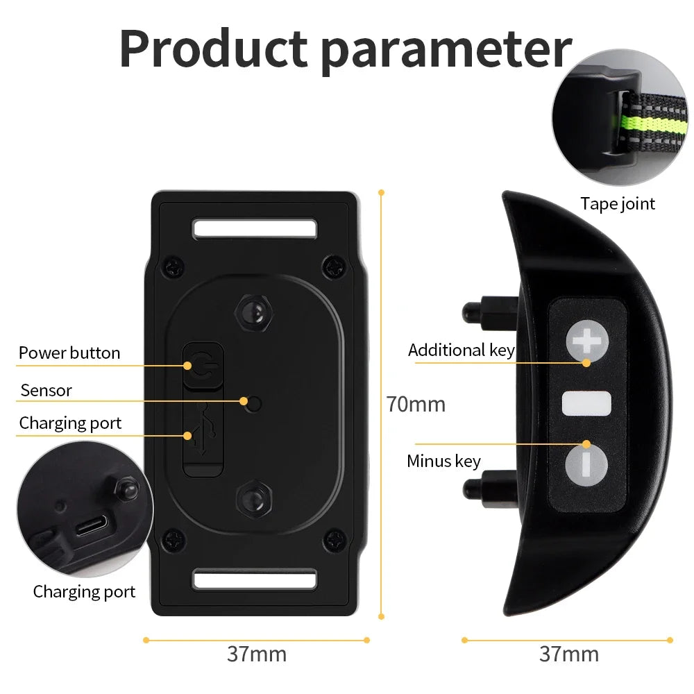 Automatic Anti-Bark Dog Training Collar – USB Rechargeable