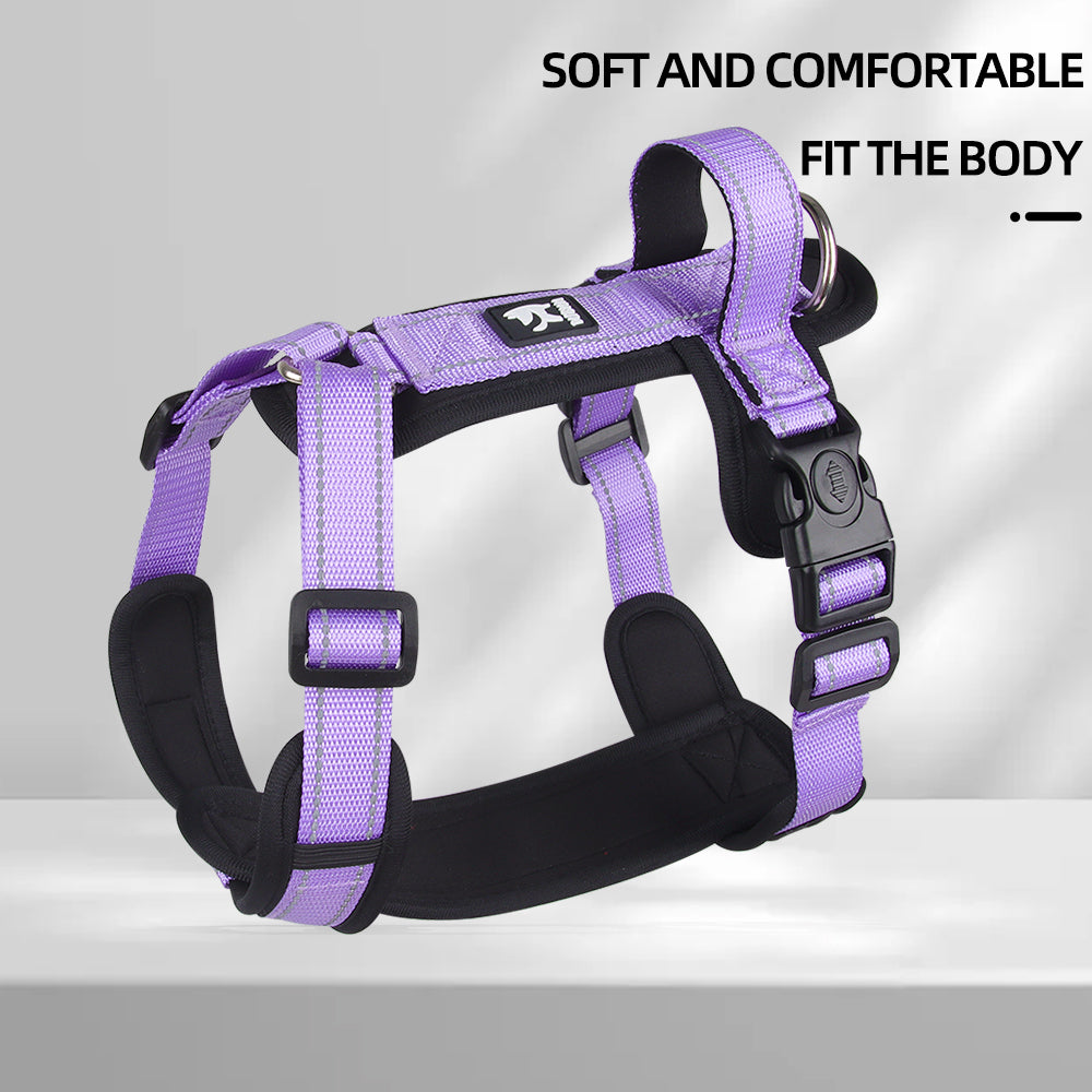 Reflective Nylon Dog Harness Vest - Anti-Escape, Safe Walks
