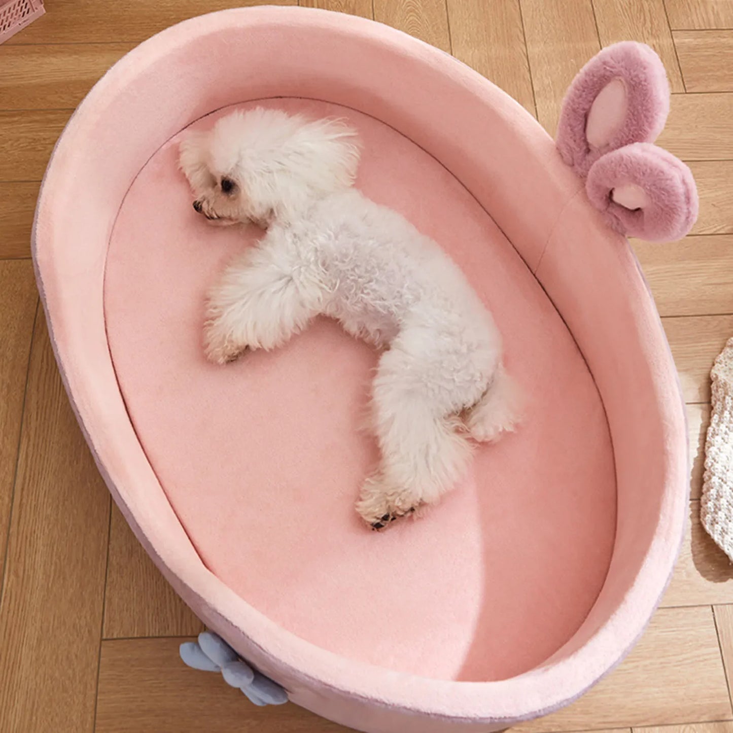 Soft Pet Bed - Washable, All-Season Comfort for Cats & Dogs