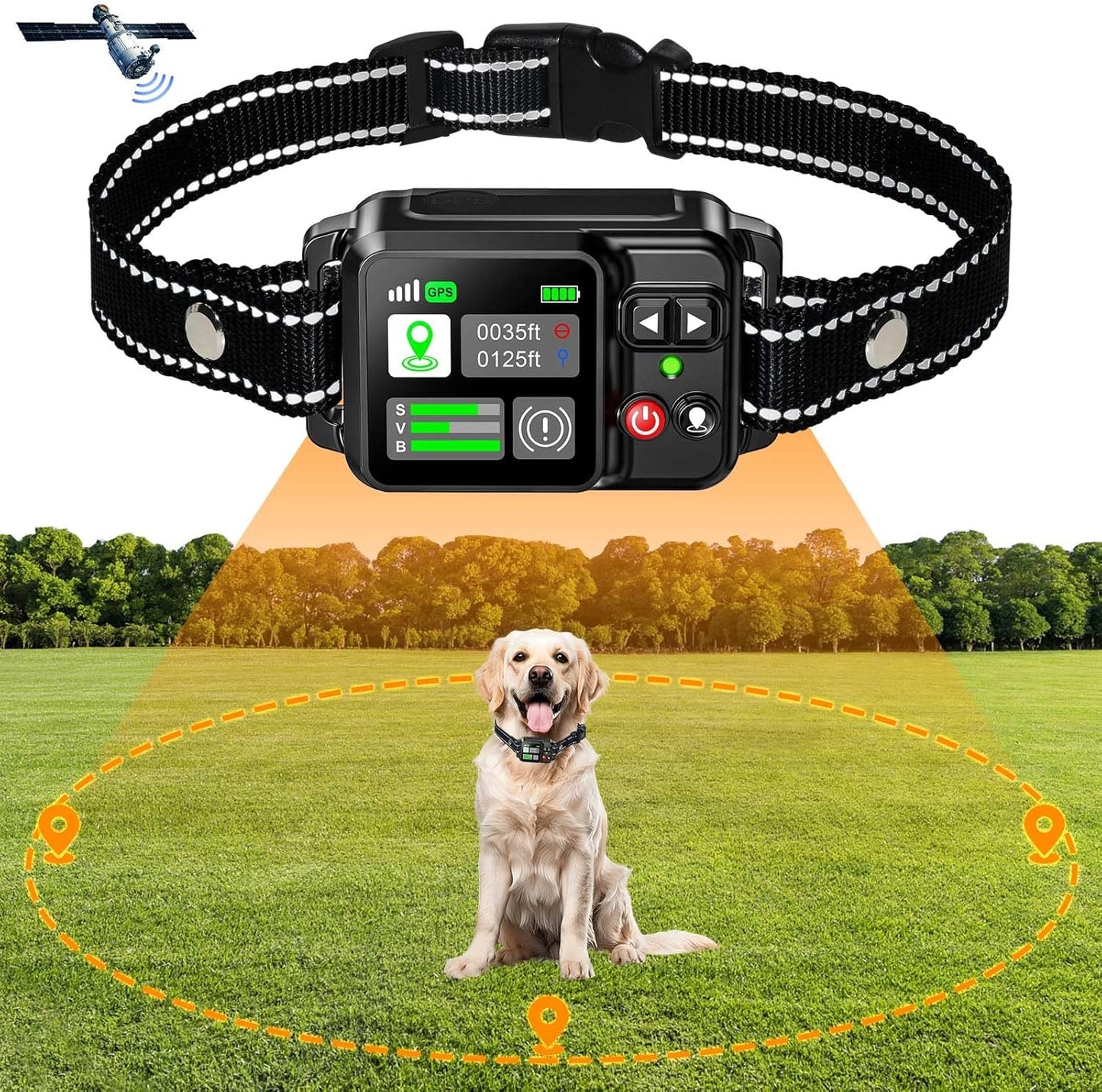 Satellite GPS Dog Fence - Wireless Electric Pet System
