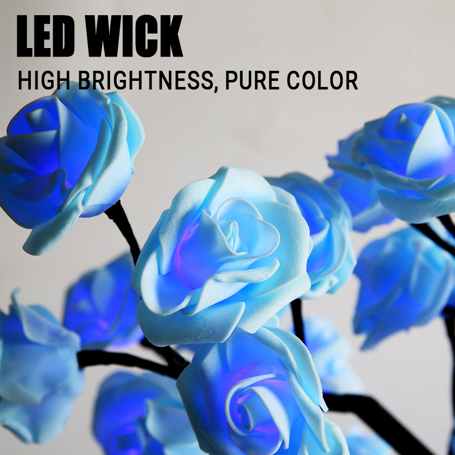 LED Rose Tree Lamp USB - Romantic Home & Party Decor