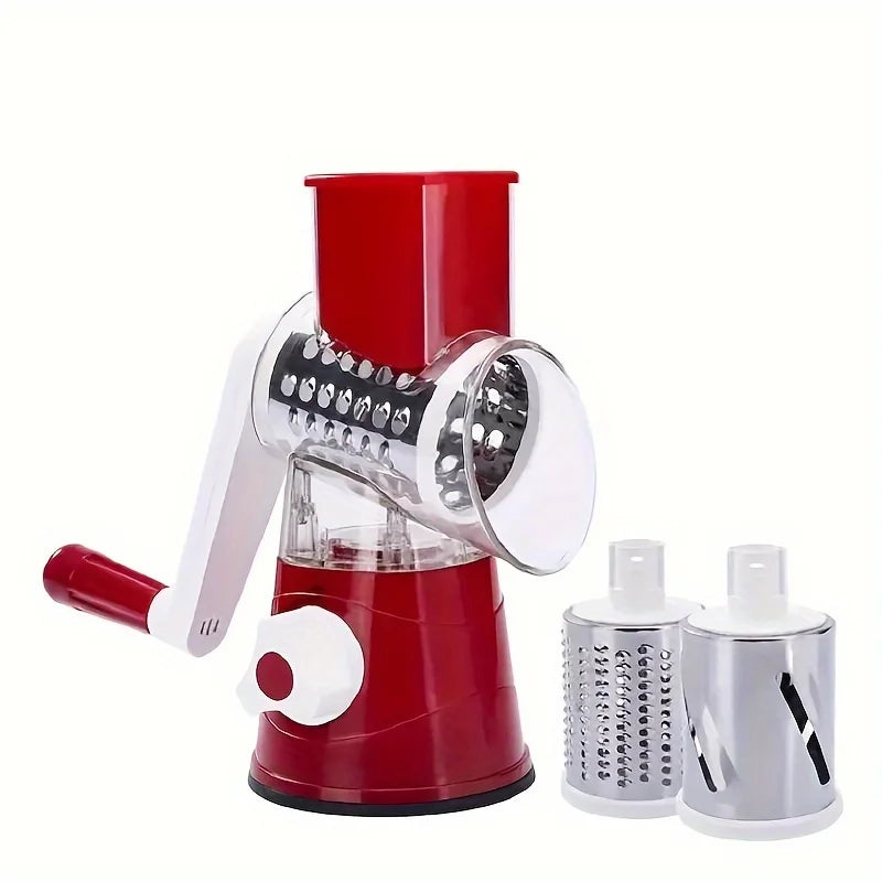 Vegetable Slicer Grater - Efficient Drum Cutter for Fast Shreds
