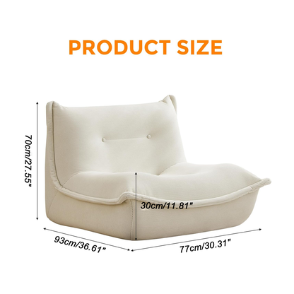 Large Bean Bag Chair - Ergonomic Comfort for Adults