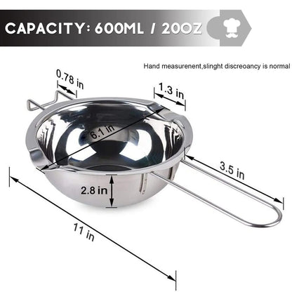 Candle Wax Melting Pot 1200ml - Versatile Soap & Candy Maker