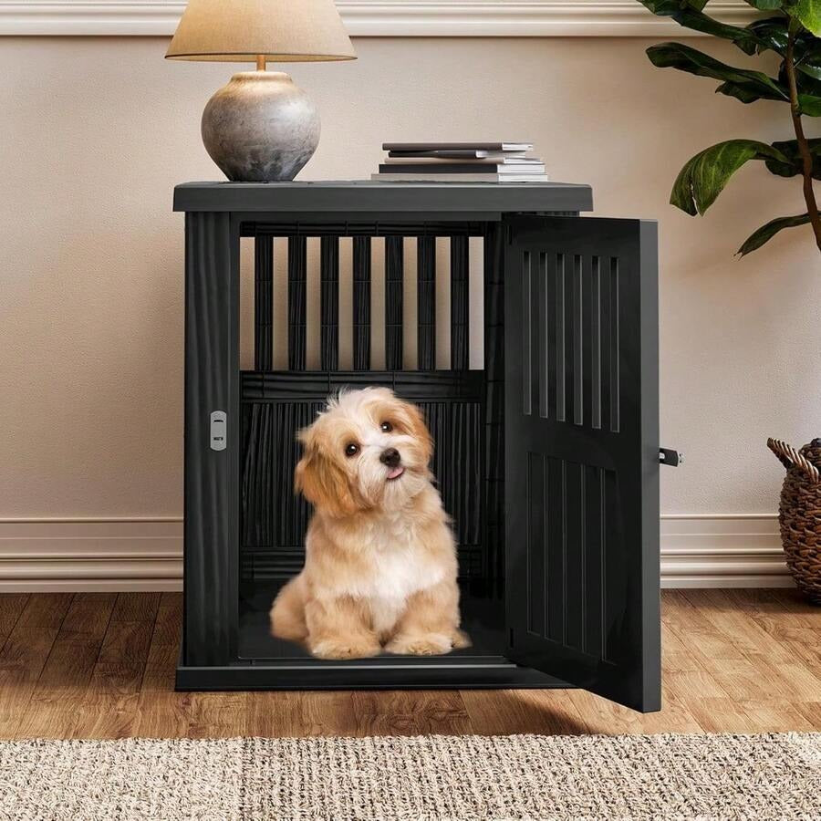 Heavy Duty Dog Crate Furniture: 30-Inch Lockable Kennel