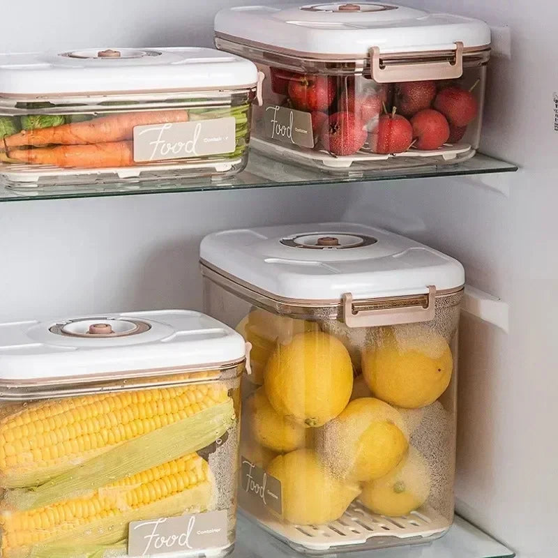 Transparent Vacuum Food Box - Sealed Fresh-Keeping Solution