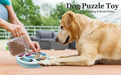 Interactive Dog Puzzle Toy – Slow Feeder & Treat Dispensing IQ Training Game