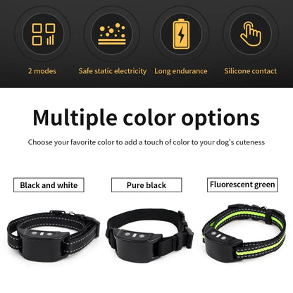 Automatic Anti-Bark Dog Training Collar – USB Rechargeable