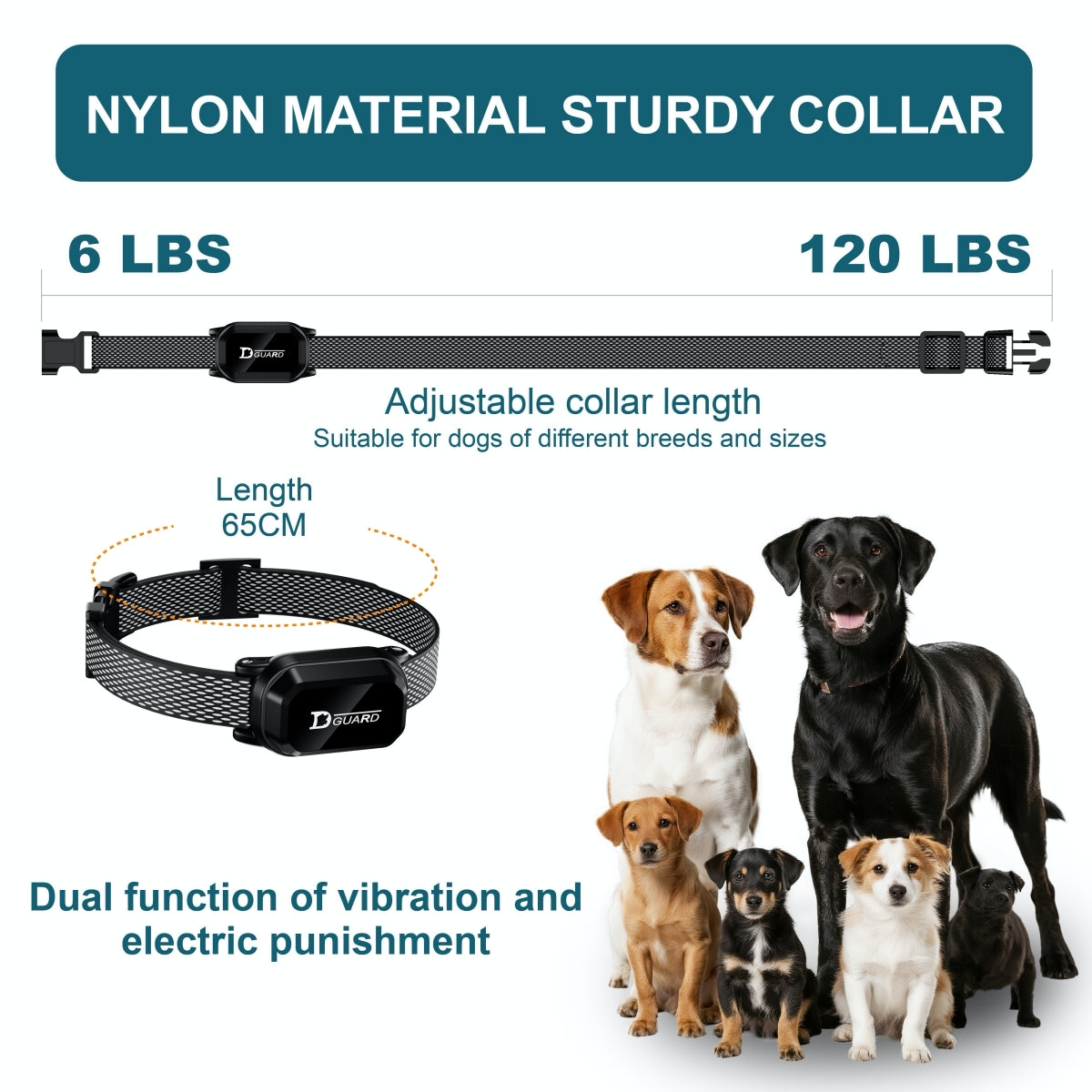 Digital Dog Collar 800m Range Waterproof & Rechargeable