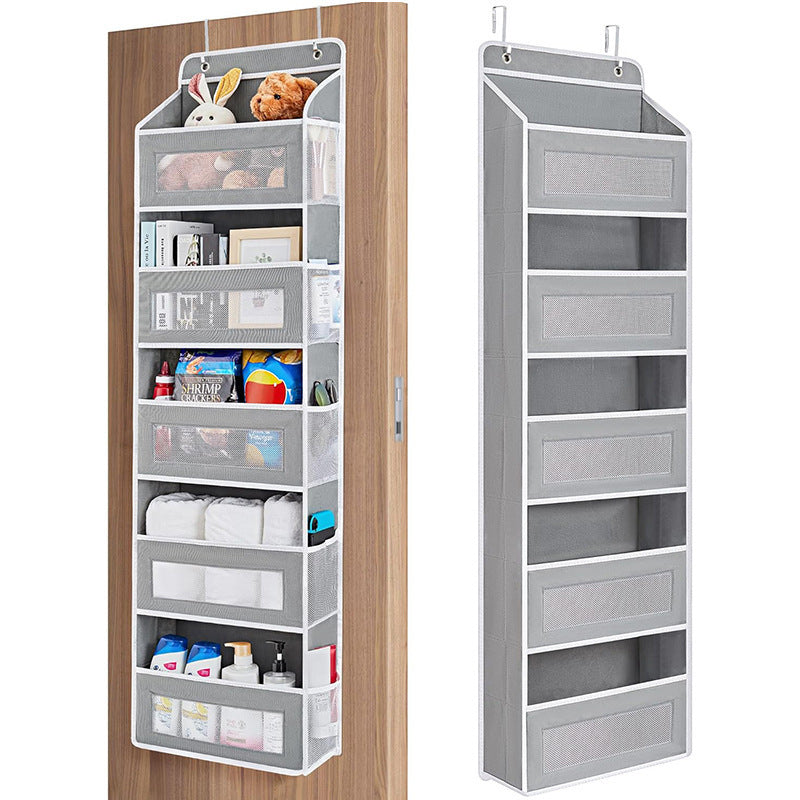 5-Shelf Hanging Organizer - Anti-Tilt, Large Pockets, Door Storage