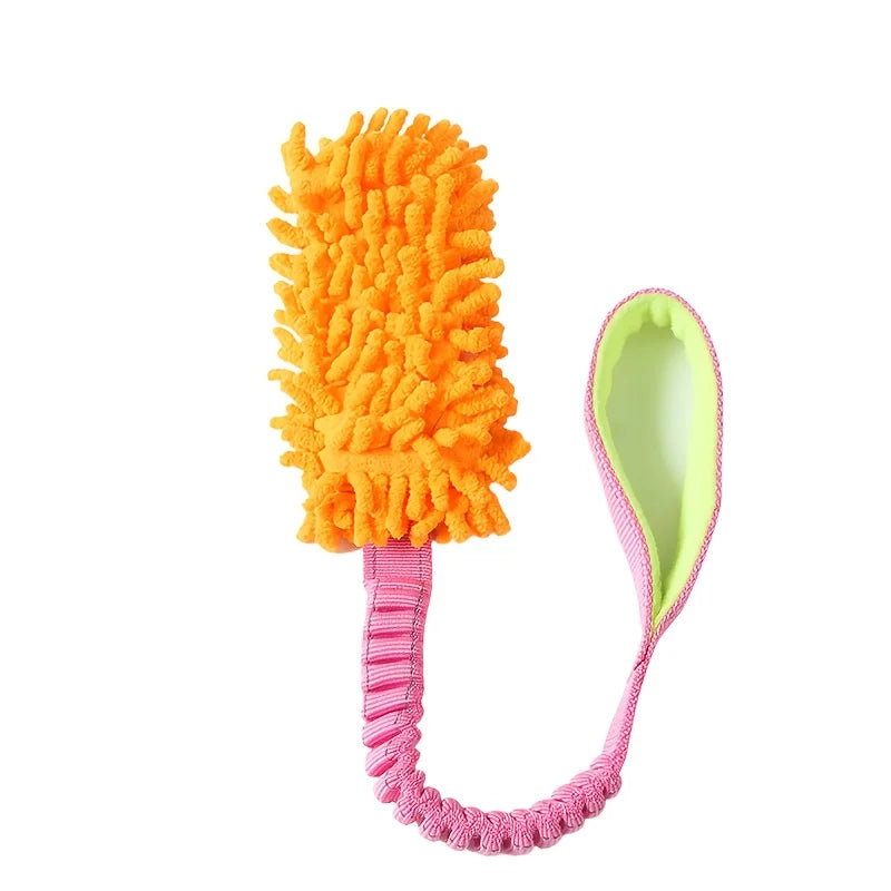 Interactive Dog Chew Toy - Durable Plush, Rope & Teeth Cleaner