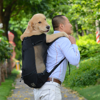 Travel Dog Backpack for Samoyed, Labrador, Corgi