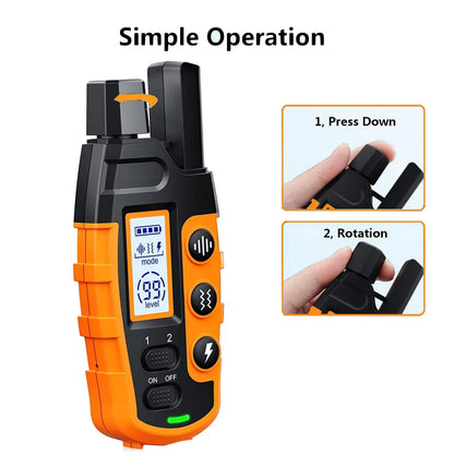 Rechargeable Waterproof Dog Training Collar with Remote – Long Range Beep, Vibration & Static Training Collar