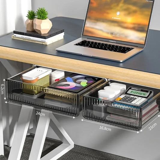 Pull-Out Under Desk Drawer: Invisible Storage Solution