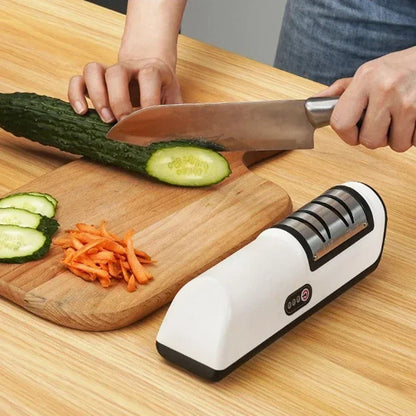 Electric Knife Sharpener - Quick, Non-slip, Multifunctional