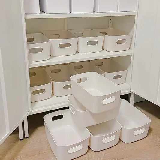 Household Storage Boxes - 10pcs Large Capacity Organizers