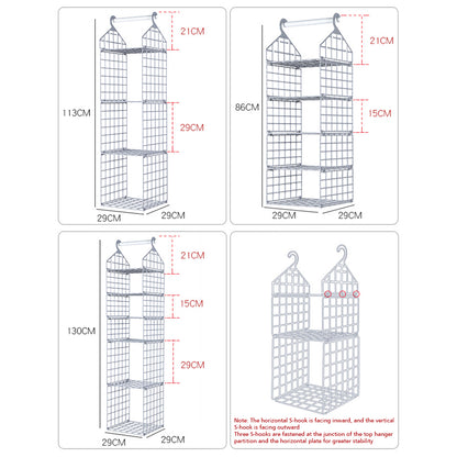 Foldable Closet Organiser - Sturdy Multi-Tier Storage Solution