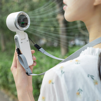 Portable Turbo Fan 2024: Neck-Hanging, 5-Speed, Brushless