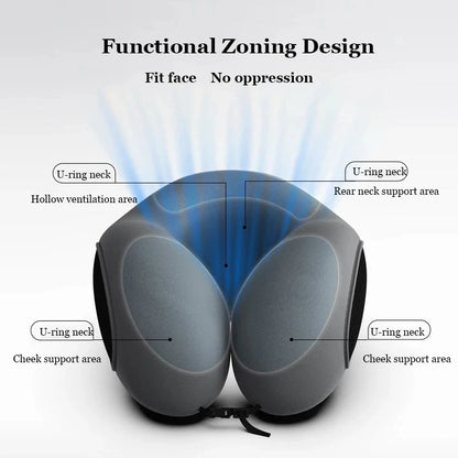 U-Shaped Neck Pillow: Soft, Slow Rebound Travel Comfort