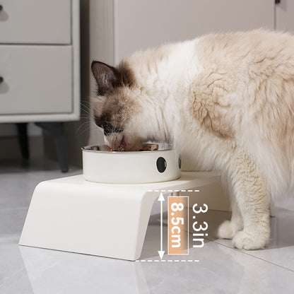 Elevated Dog Feeder Stand with Double Stainless Steel Bowls