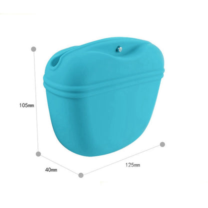 Portable Silicone Dog Treat Pouch - Easy Access & Durable