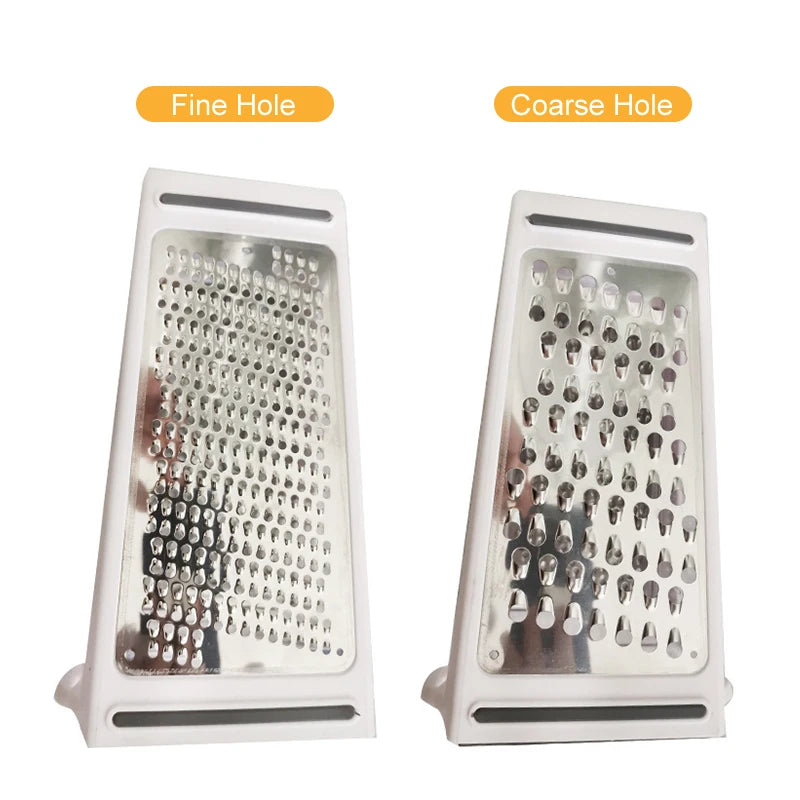 Double-Sided Cheese & Veggie Grater with Box Container