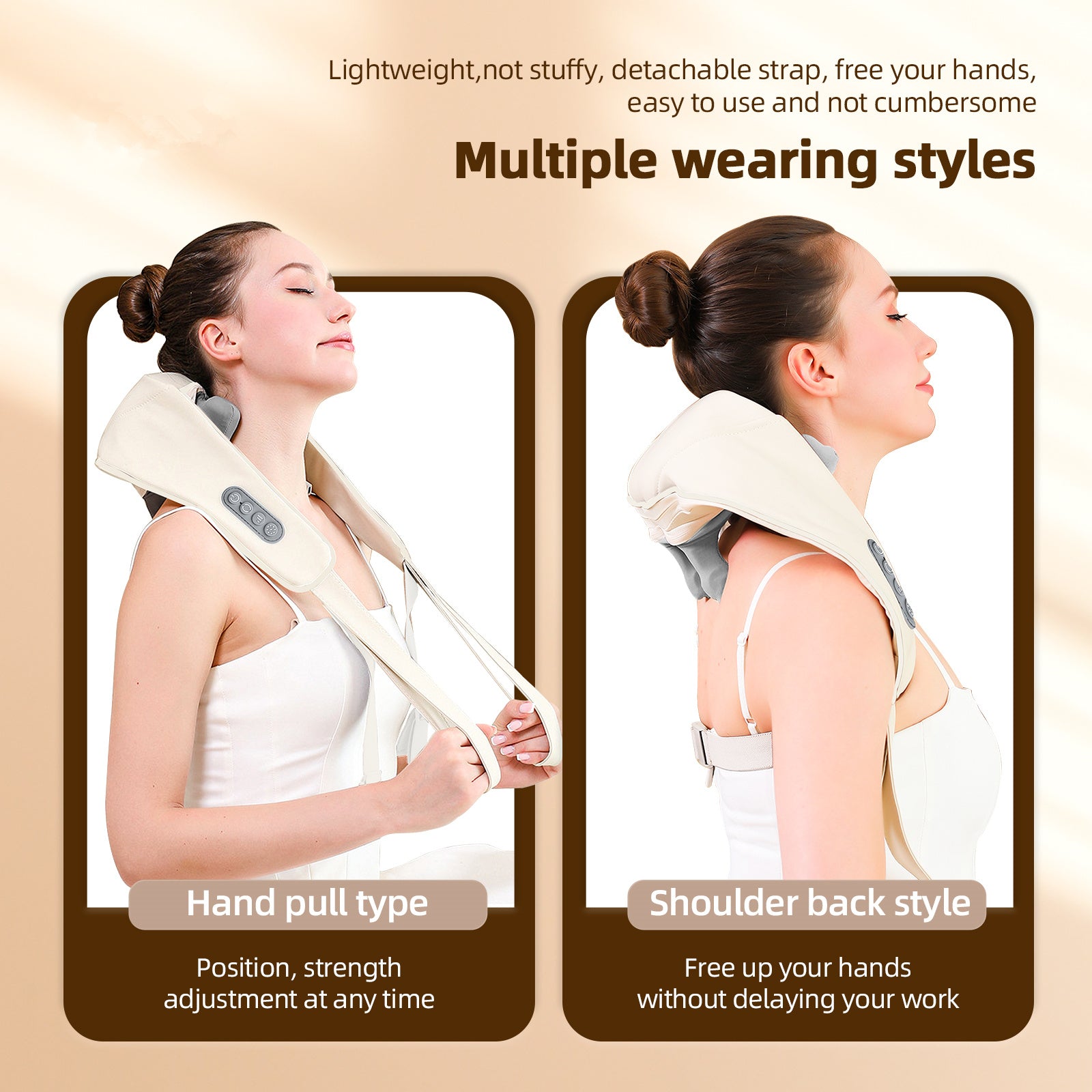 Powerful Neck & Shoulder Massager - Quiet, Long-Lasting Relaxation