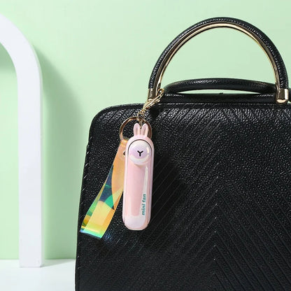 Portable Mini Fan USB Rechargeable 3-Speed Desk Cooler