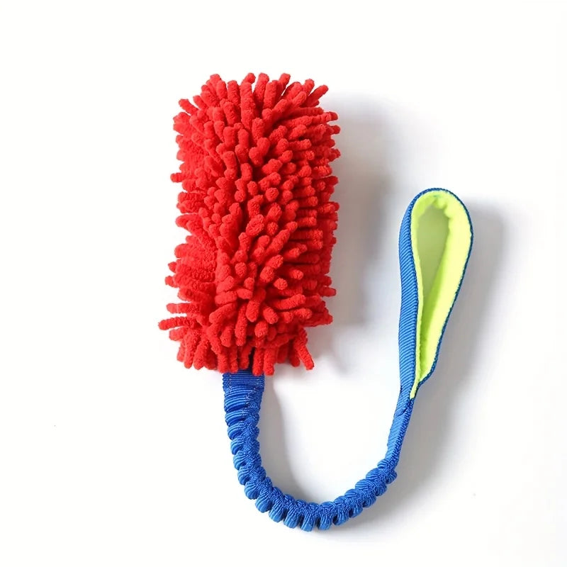 Interactive Dog Chew Toy - Durable Plush, Rope & Teeth Cleaner