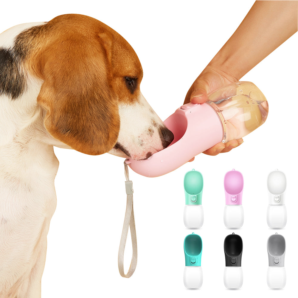 Portable Dog Water Bottle - Leak-Proof Travel Cup for Pets