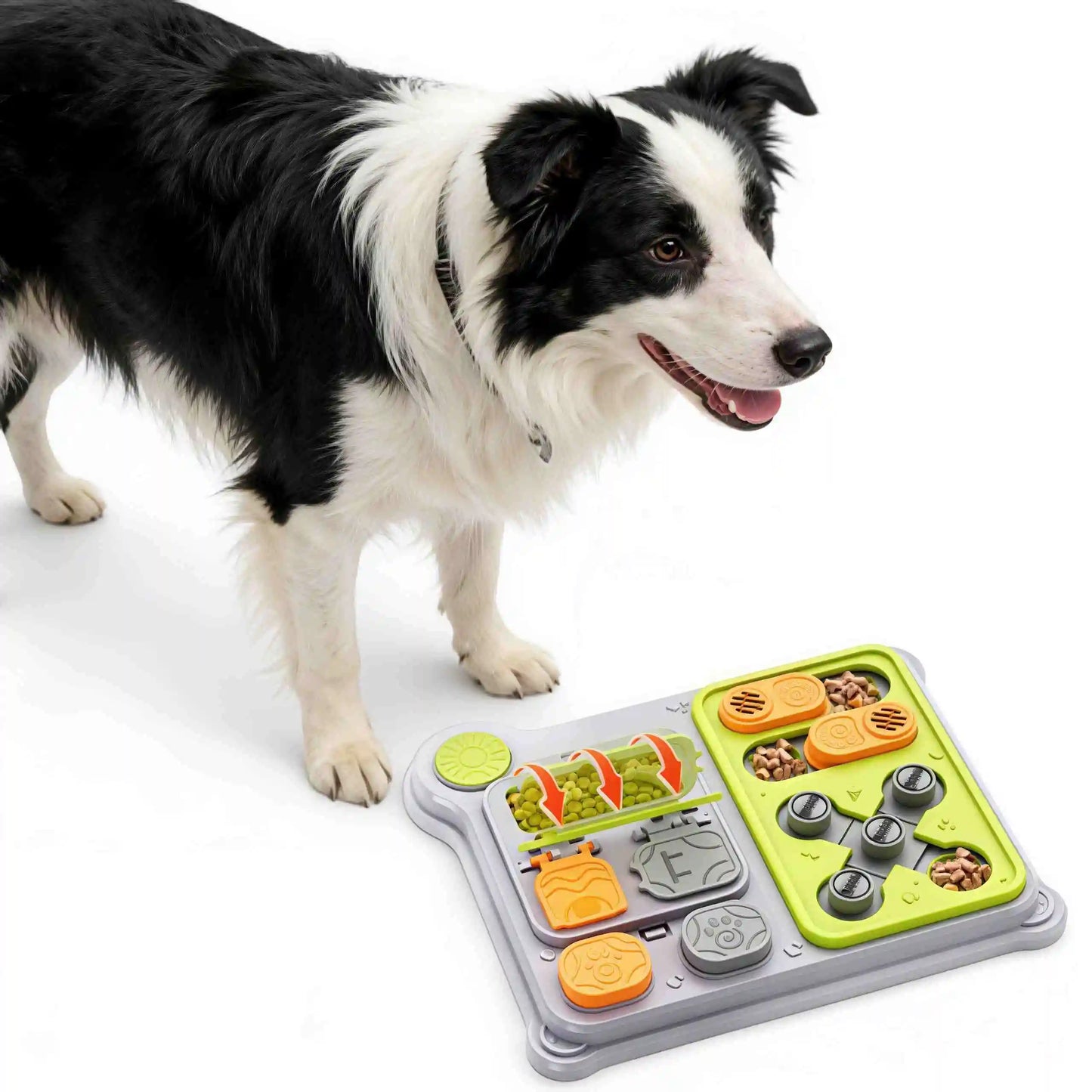 Dog Puzzle Toy & Feeder - IQ Training Treat Dispenser