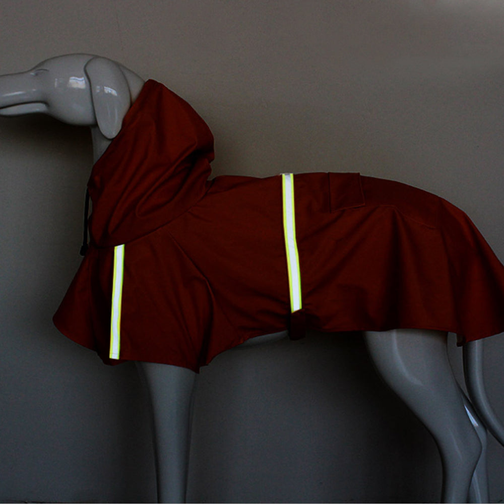 Large Dog Raincoat: Waterproof Corgi Cloak Style