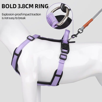 Reflective Nylon Dog Harness Vest - Anti-Escape, Safe Walks