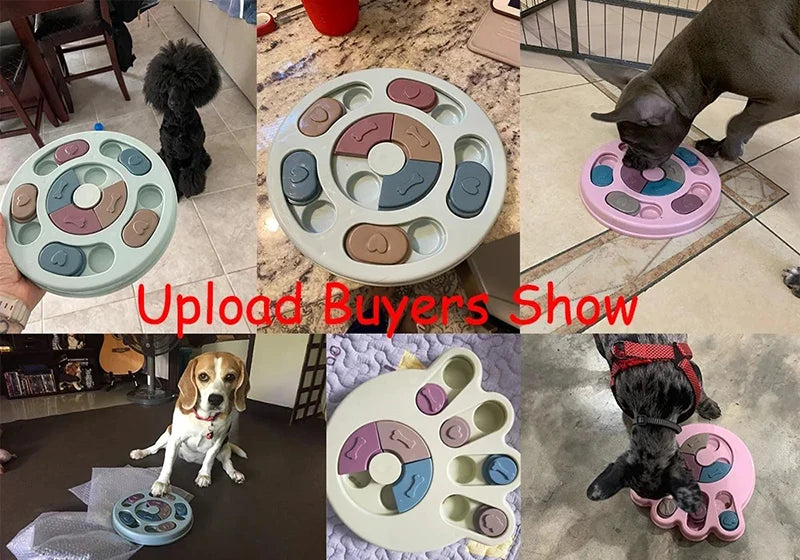 Interactive Dog Puzzle Toy – Slow Feeder & Treat Dispensing IQ Training Game