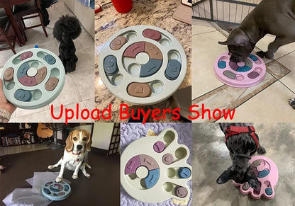 Interactive Dog Puzzle Toy – Slow Feeder & Treat Dispensing IQ Training Game