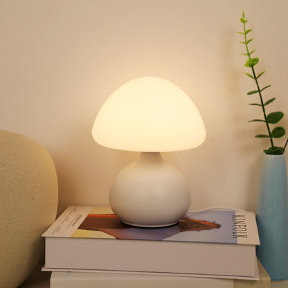 Modern Mushroom Lamp: 3-Color Switch, Infinite Dimming, Home Decor