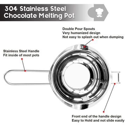 Candle Wax Melting Pot 1200ml - Versatile Soap & Candy Maker