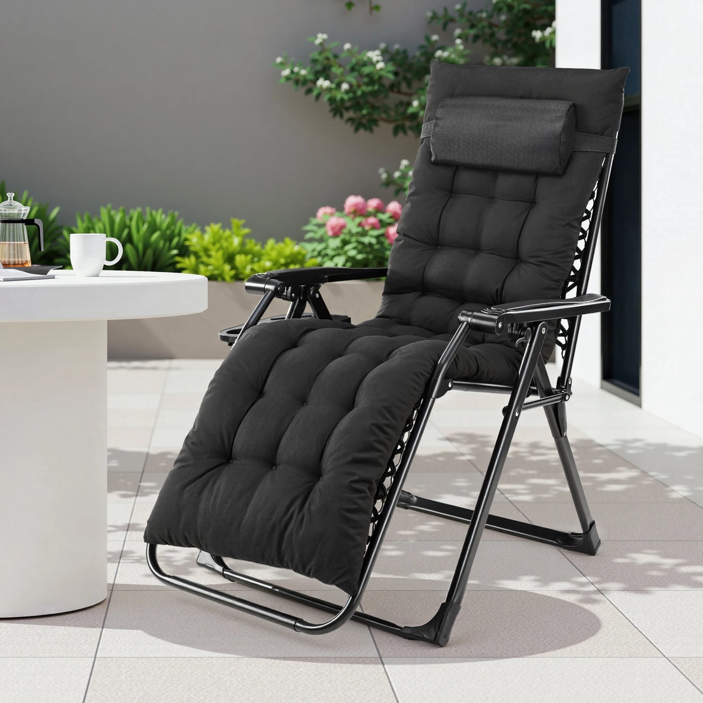 Zero Gravity Recliner Chair - Portable, Ergonomic, 440lbs Capacity