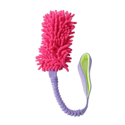 Interactive Dog Chew Toy - Durable Plush, Rope & Teeth Cleaner