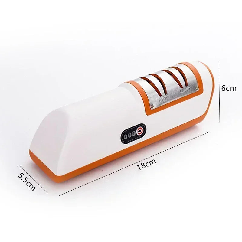 Electric Knife Sharpener - Quick, Non-slip, Multifunctional