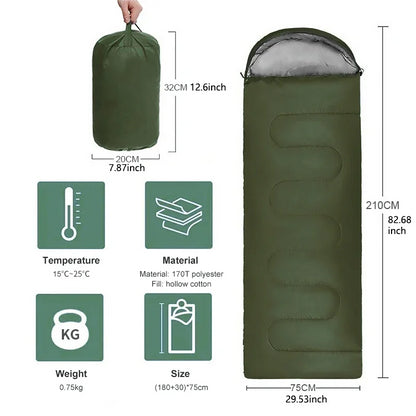 Ultralight Waterproof 4-Season Camping Sleeping Bag