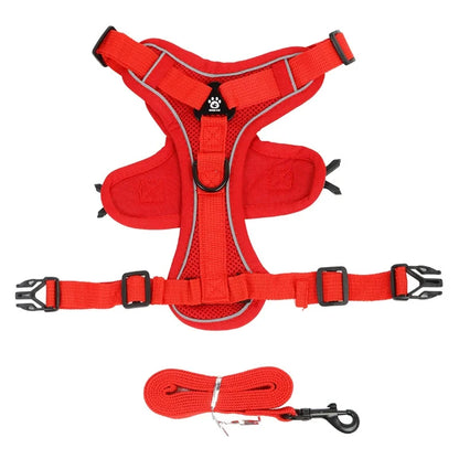 No Pull Dog Harness & Leash Set - Adjustable & Reflective