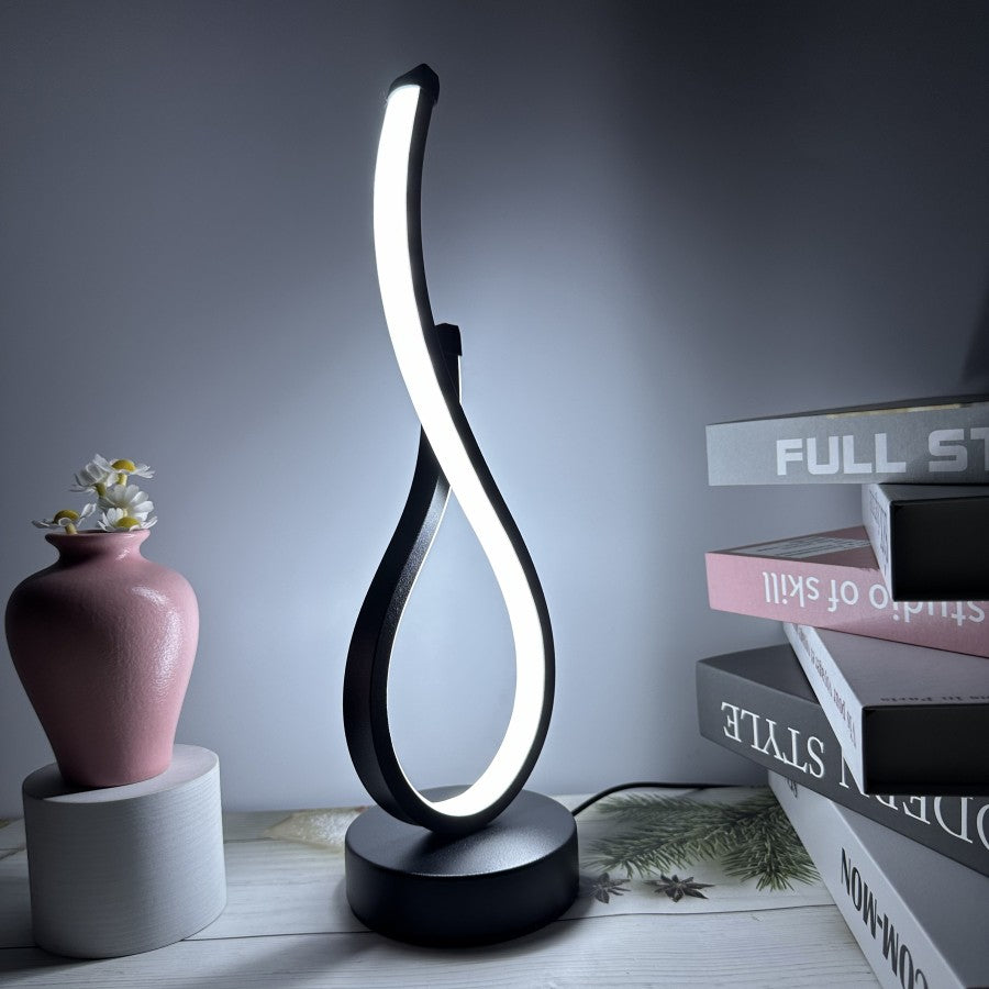 LED Table Lamp: Stylish Bedside Nightlight & Decor