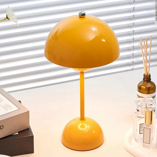 Rechargeable LED Desk Lamp - Modern Mushroom Night Light