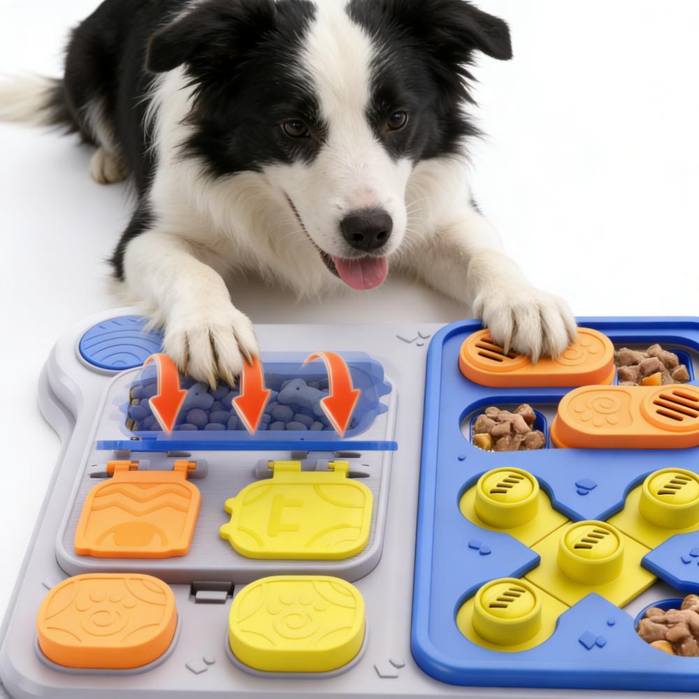 Dog Puzzle Toy & Feeder - IQ Training Treat Dispenser