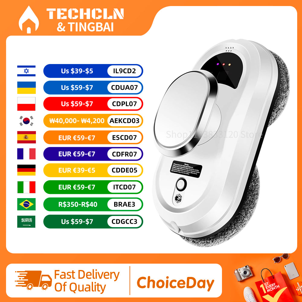 Window Cleaning Robot - Intelligent Electric Glass Cleaner
