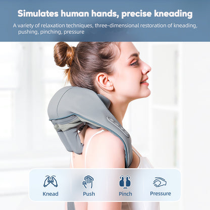 Powerful Neck & Shoulder Massager - Quiet, Long-Lasting Relaxation