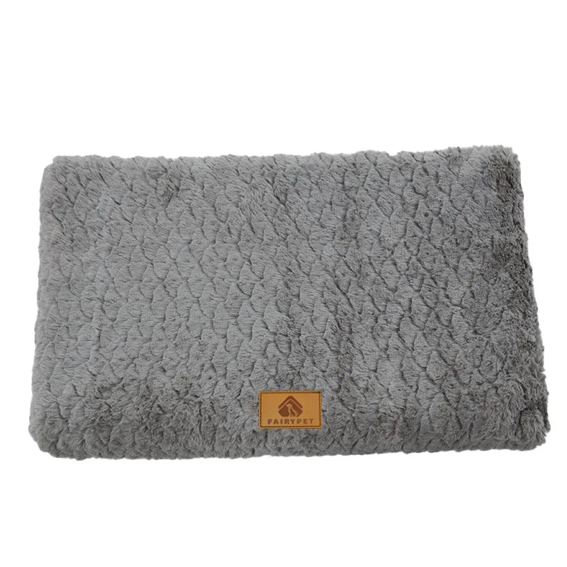 Orthopedic Dog Bed - Washable Faux Fur, Waterproof, Anti-Slip