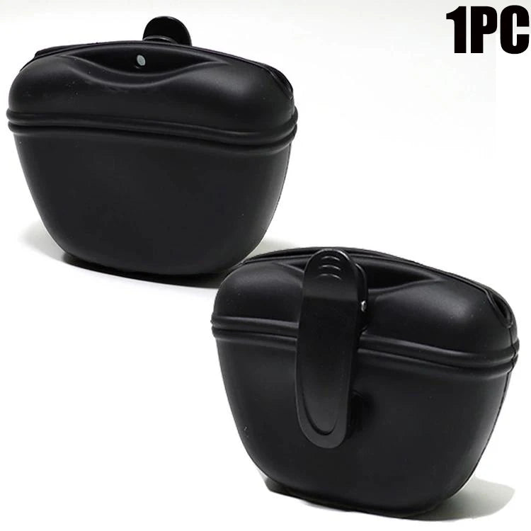 Portable Silicone Dog Treat Pouch - Easy Access & Durable