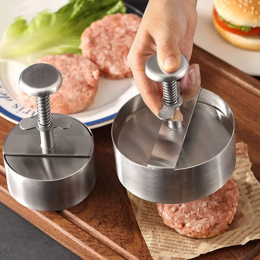 Stainless Steel Meat Press - DIY Burger Patty Mold Tool